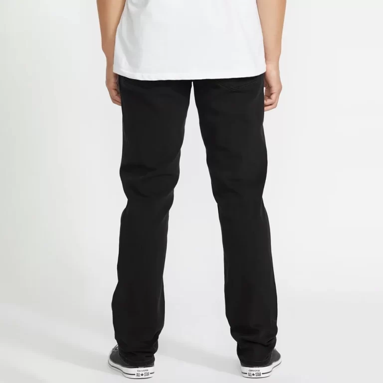 Volcom Men’s Vorta Jeans – Black Out thumbnail 2