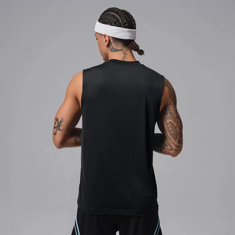 Nike Men’s Jordan Sport Essentials Sleeveless Fitness Tank Top – Black thumbnail 2