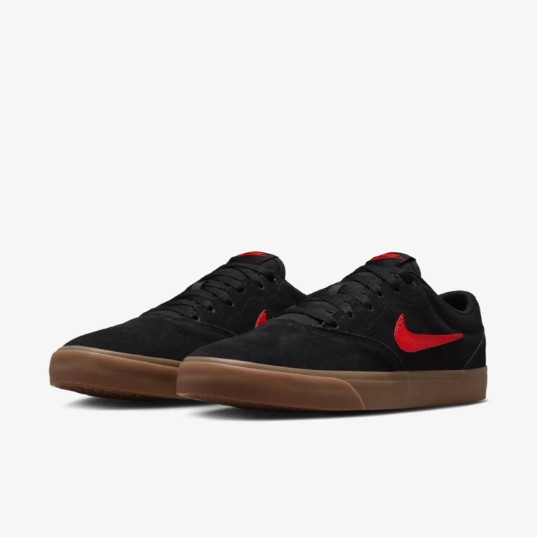 Nike Men’s Charge Suede Shoes – Black / White thumbnail 3
