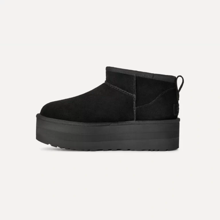 UGG Women’s Classic Ultra Mini Platform Boots – Black thumbnail 2