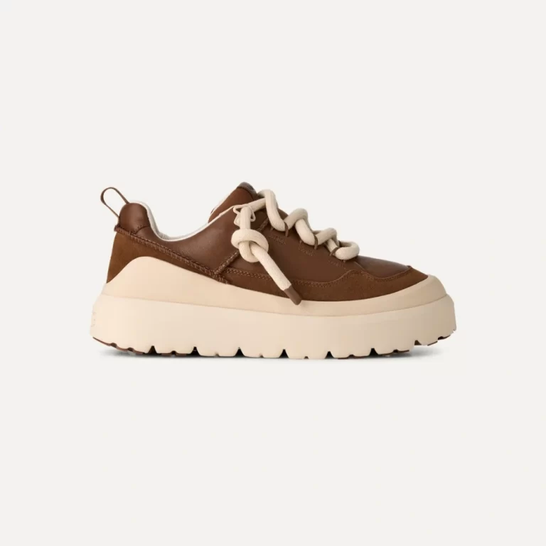 UGG Men’s Heritage Utility Sneaker – Dark Chestnut / Whitecap