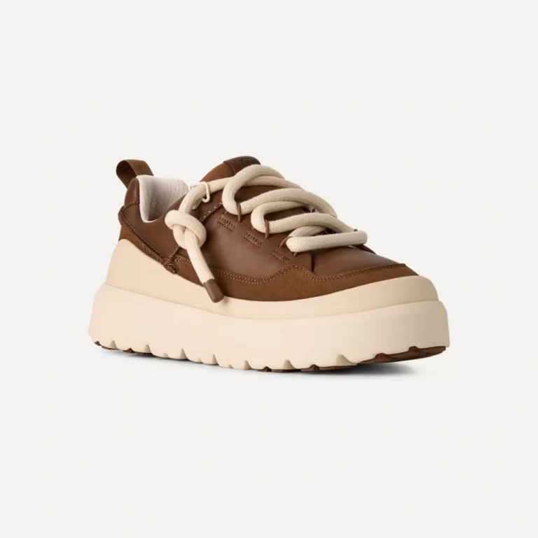 UGG Men’s Heritage Utility Sneaker – Dark Chestnut / Whitecap thumbnail 3