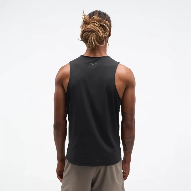 Hoka Men’s EveryRun Tank Top – Black thumbnail 2