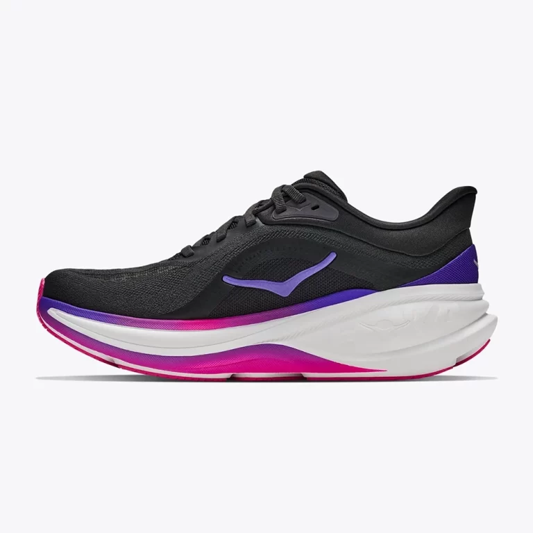 Hoka Women’s Clifton PRO Shoes – Carbon Black / Cosmic Purple thumbnail 2