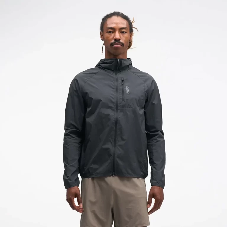 Hoka Men’s SkyFlow Wind Jacket – Black