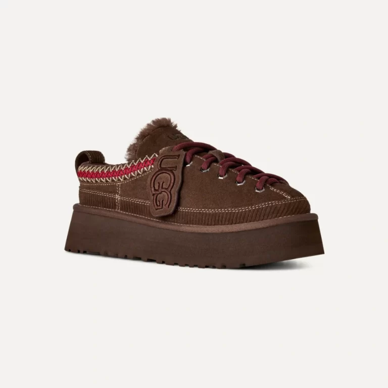 UGG Women’s Heritage Lace-Up Slipper – Burnt Cedar thumbnail 3
