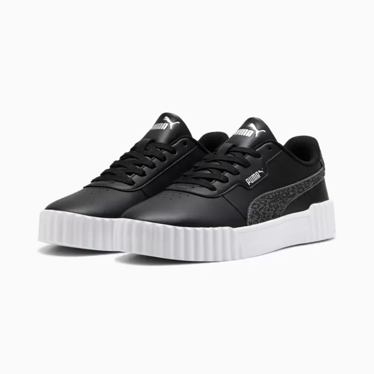 Puma Women’s Carina 3.0 Feline Sneakers – Black / Slate Sky thumbnail 3