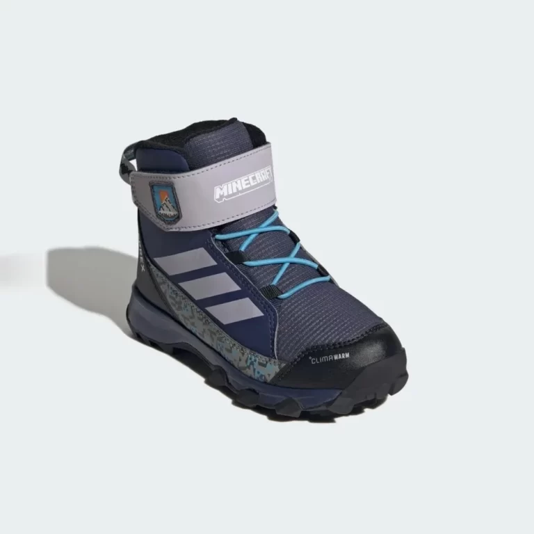 Adidas Kid’s Terrex Snow CF Climawarm Minecraft Boots – Blue thumbnail 3