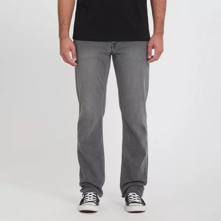 Volcom Men’s Solver Jeans – Concrete
