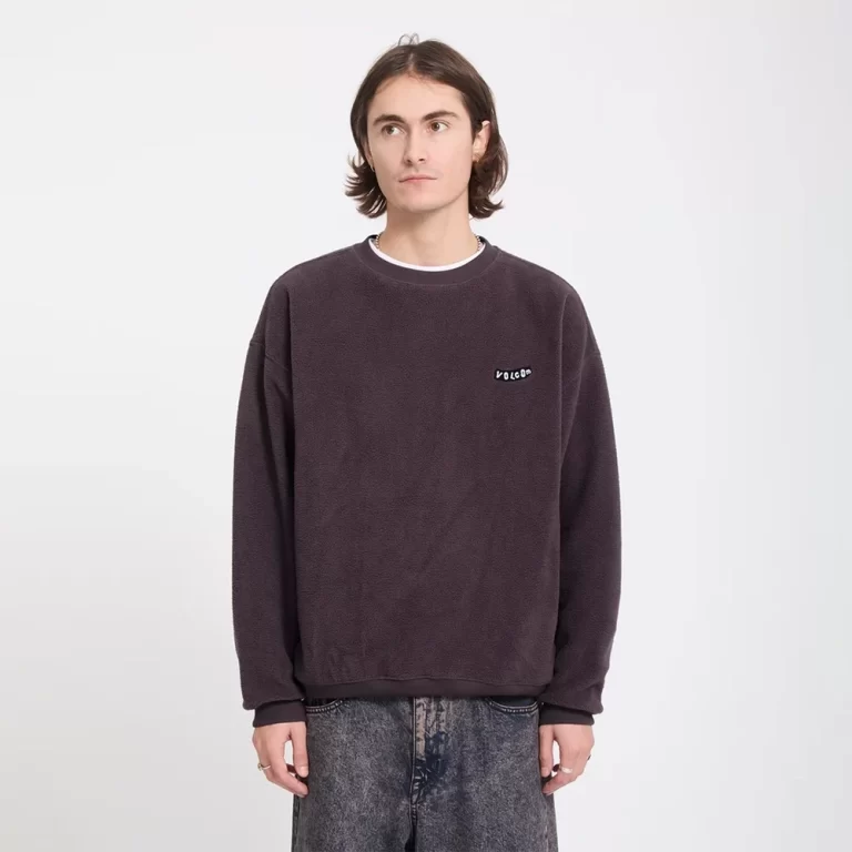 Volcom Men’s Too Kool Sweatshirt – Raisin
