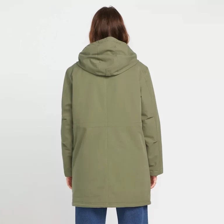 Volcom Women’s Somestone 10K Parka – Wintermoss thumbnail 2