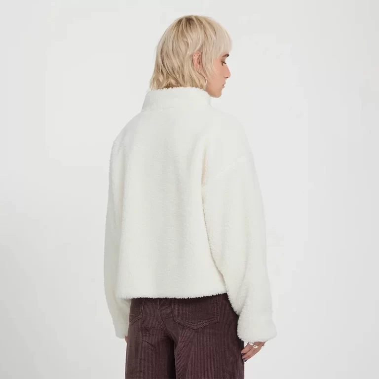 Volcom Women’s Wylding Out Sherpa Jacket – Off White thumbnail 2