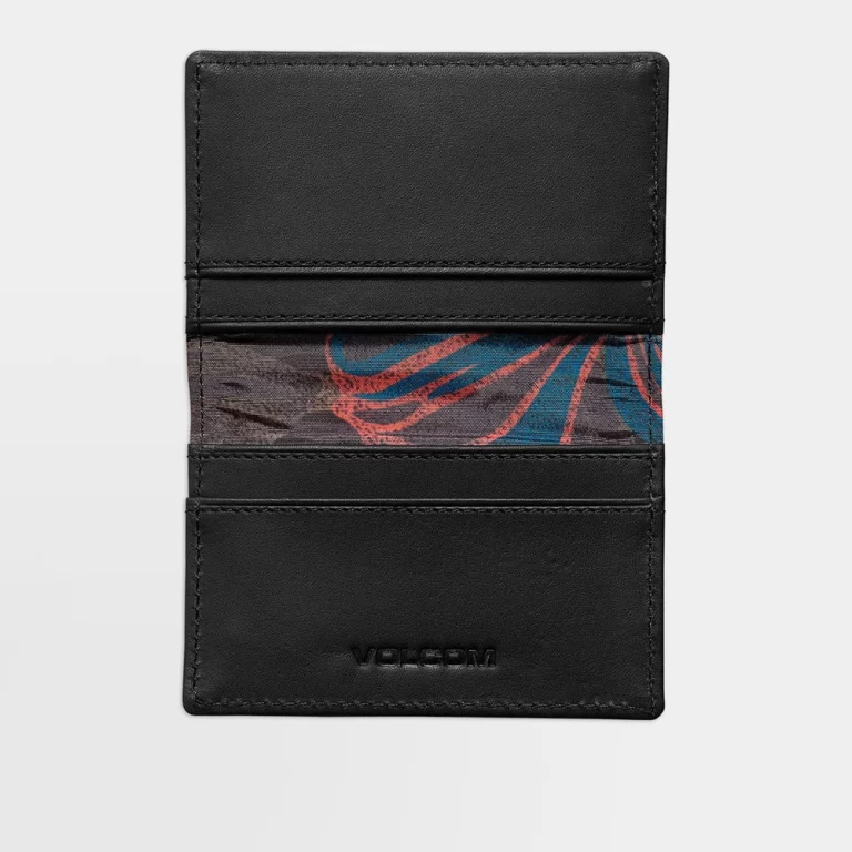 Volcom Men’s Straight Up Cardholder – Black thumbnail 3