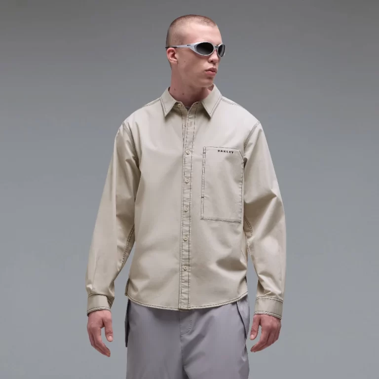 Oakley Men’s Oak Solid Ls Shirt – Mist