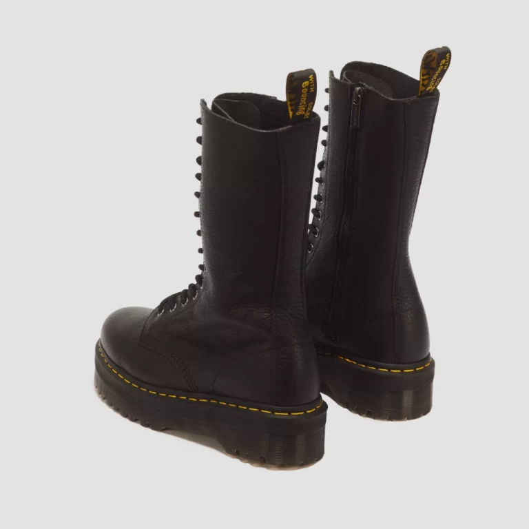 Dr. Martens Women’s 1B99 Pisa Leather Mid Calf Lace Up Boots – Black thumbnail 2