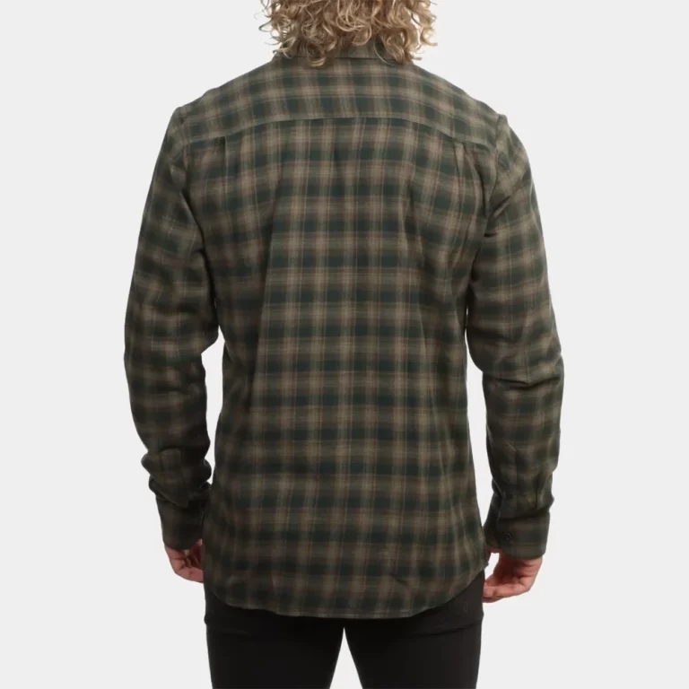 Volcom Men’s Caden Plaid Shirt – Wintermoss thumbnail 2