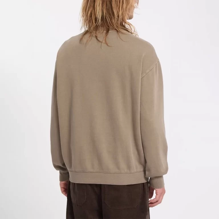 Volcom Men’s Single Stone PW Sweatshirt – Earth thumbnail 2