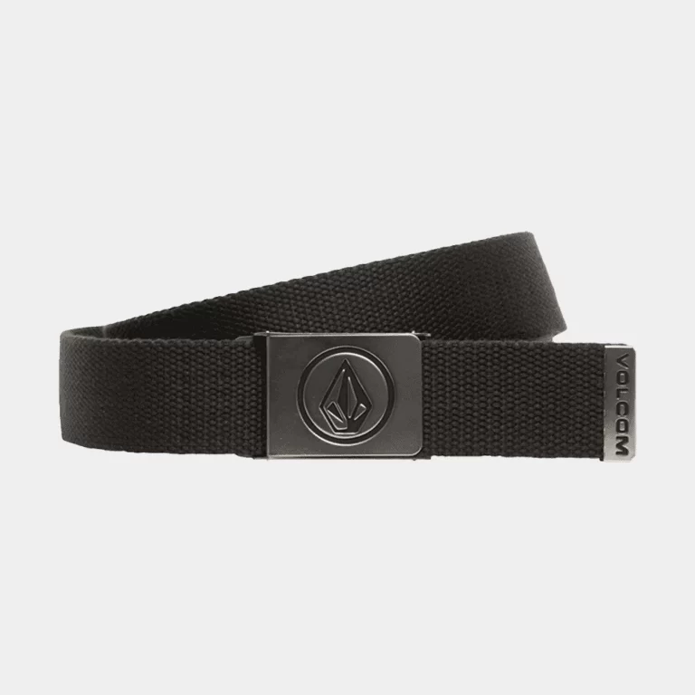 Volcom Men’s Circle Web Belt – Rinsed Black