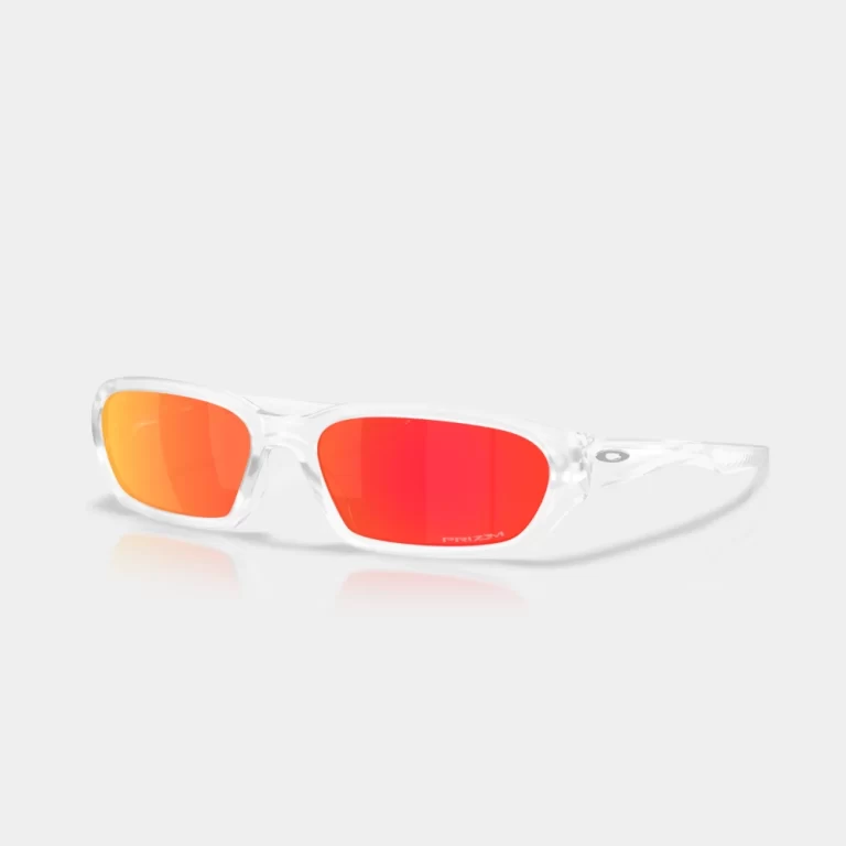 Oakley Unisex Terraforma Sunglasses – Prizm Ruby Lenses / Matte Clear Frame