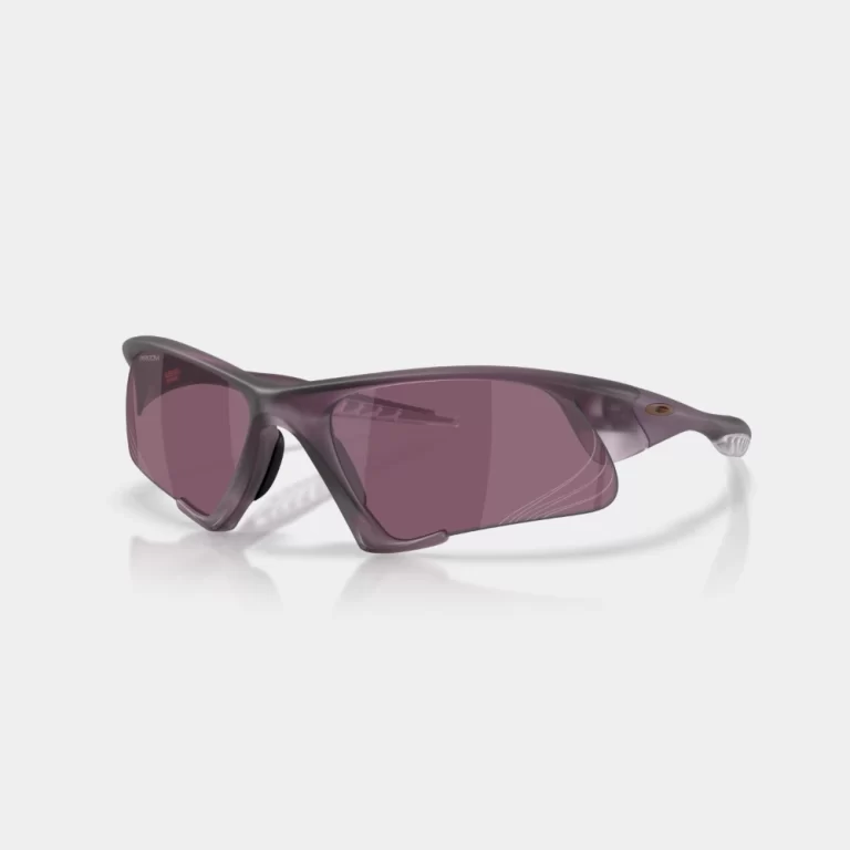 Oakley Unisex Suture Jacket® Obscura Collection Sunglasses – Prizm Road Black Lenses / Transparent Aubergine Frame
