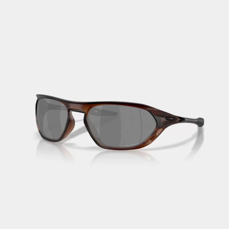 Oakley Unisex Cage Jacket® Sunglasses – Prizm Black Lenses / Matte Rootbeer Frame