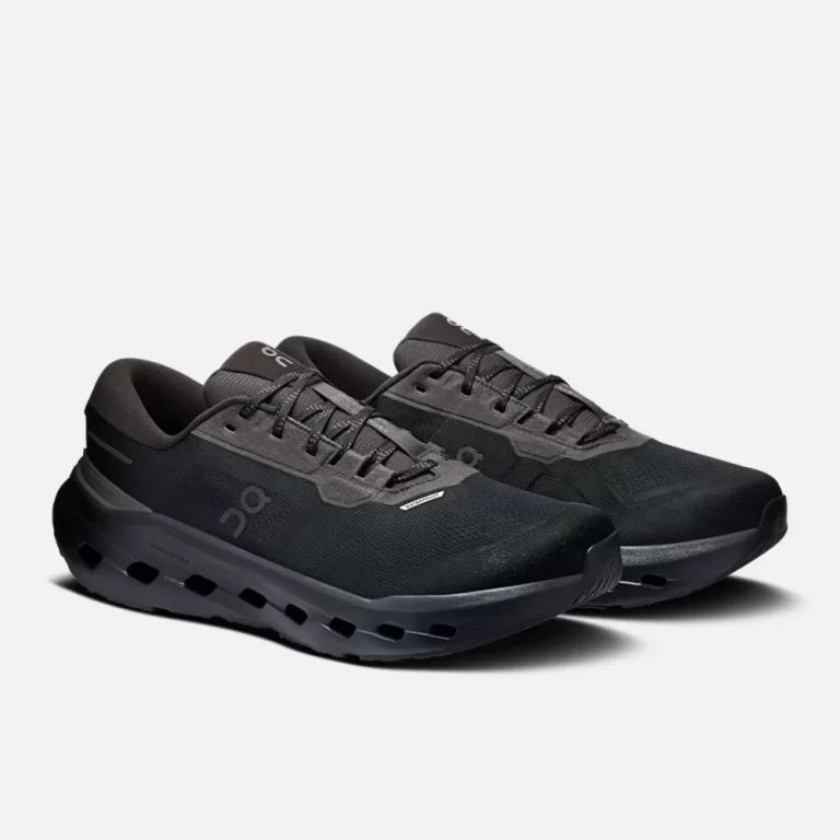 On Men’s Cloudrunner 3 Waterproof Shoes – Black / Black thumbnail 3