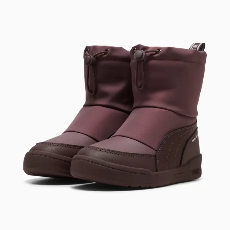 Puma Kid’s Multiflex 2 Boot Sneakers – Rich Cocoa / Chocolate Fondue thumbnail 4