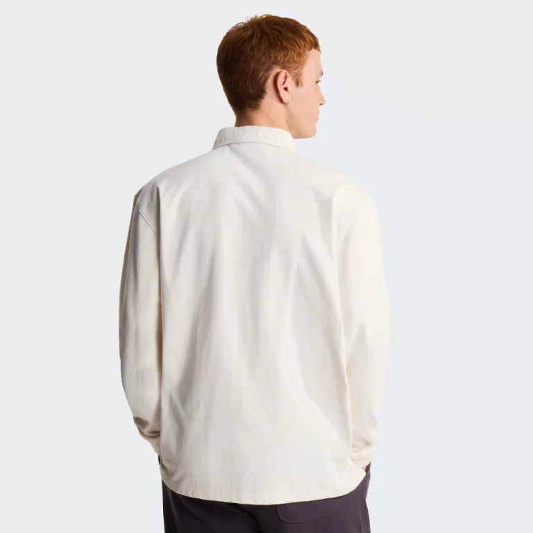 The North Face Unisex TNF™ Red Box Rugby Shirt – White Dune thumbnail 2