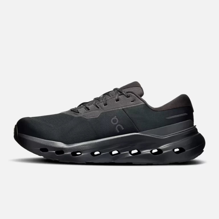 On Men’s Cloudrunner 3 Waterproof Shoes – Black / Black thumbnail 2
